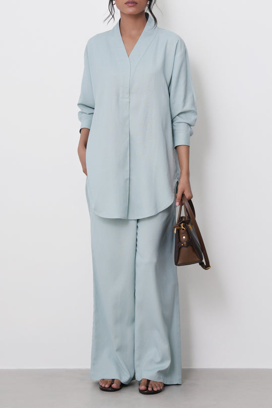 AQUA-RELAXED TUNIC TOP
