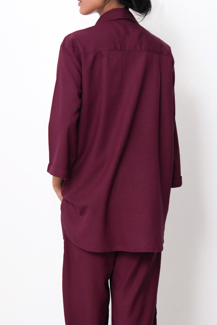 RELAXED COLLARED TOP