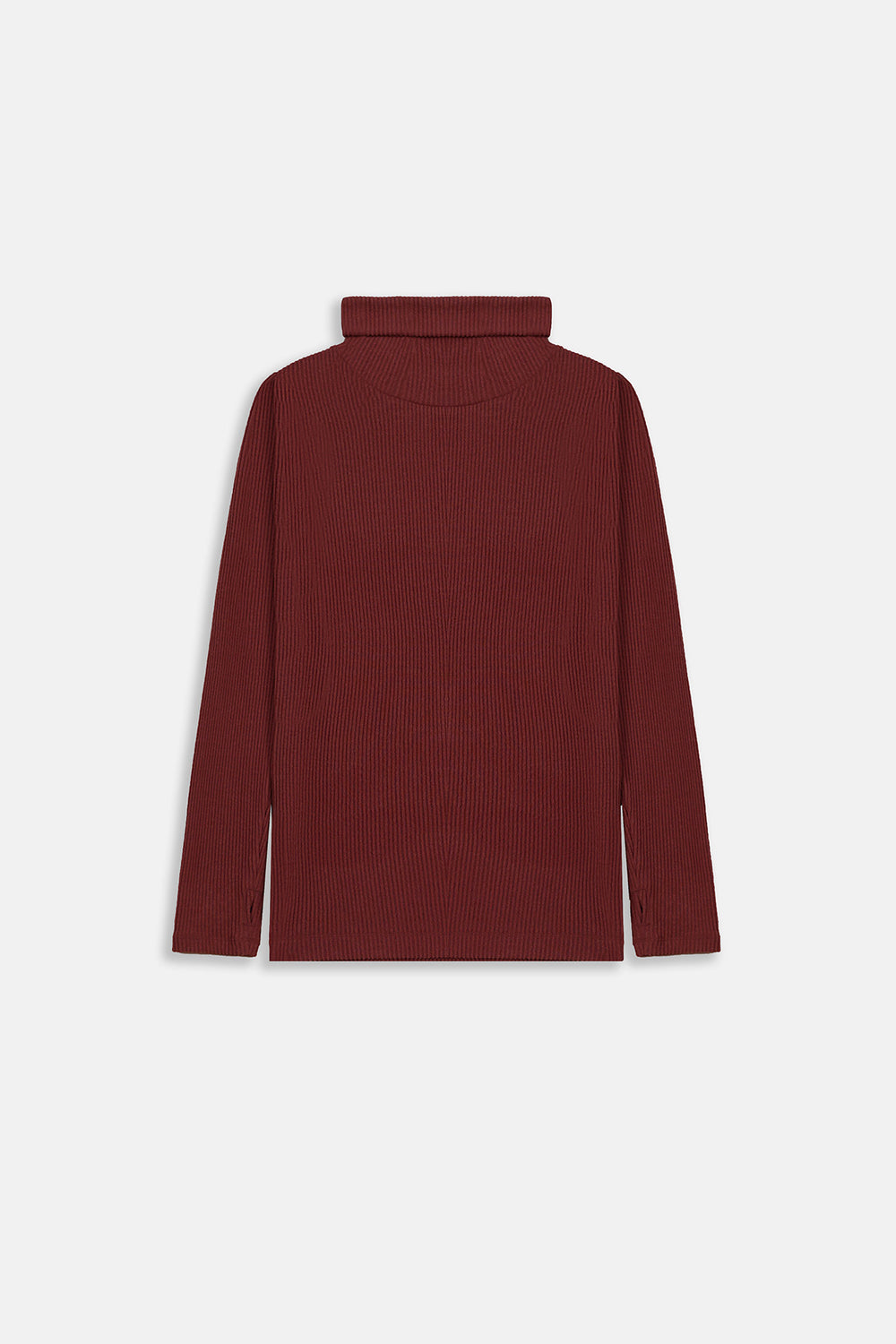 RUST SOFT KNIT PULLOVER