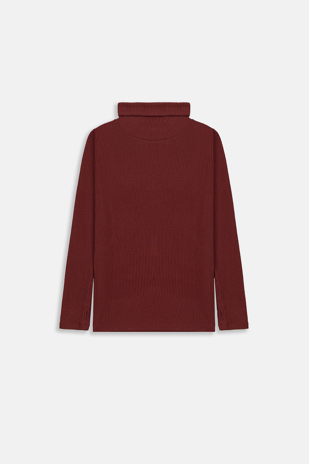 RUST SOFT KNIT PULLOVER