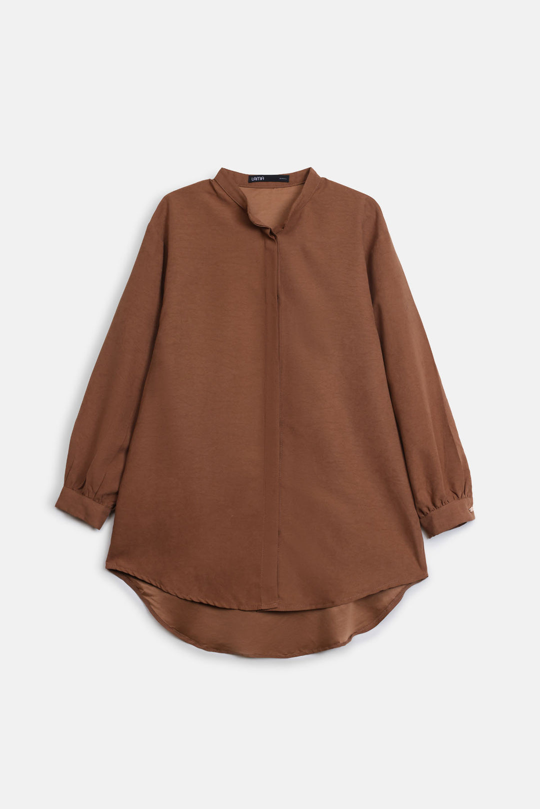 SUEDETTE COLLAR TUNIC