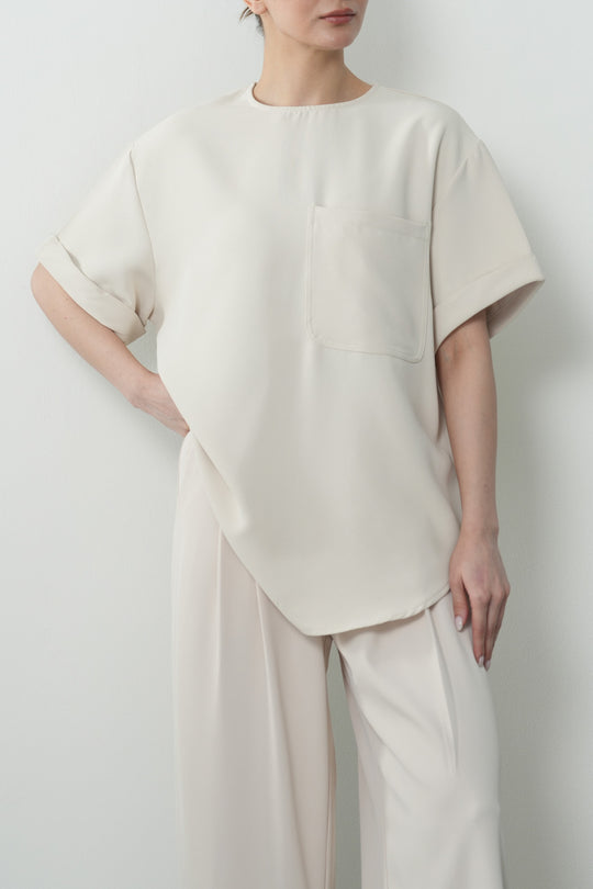 BOXY CREW TOP