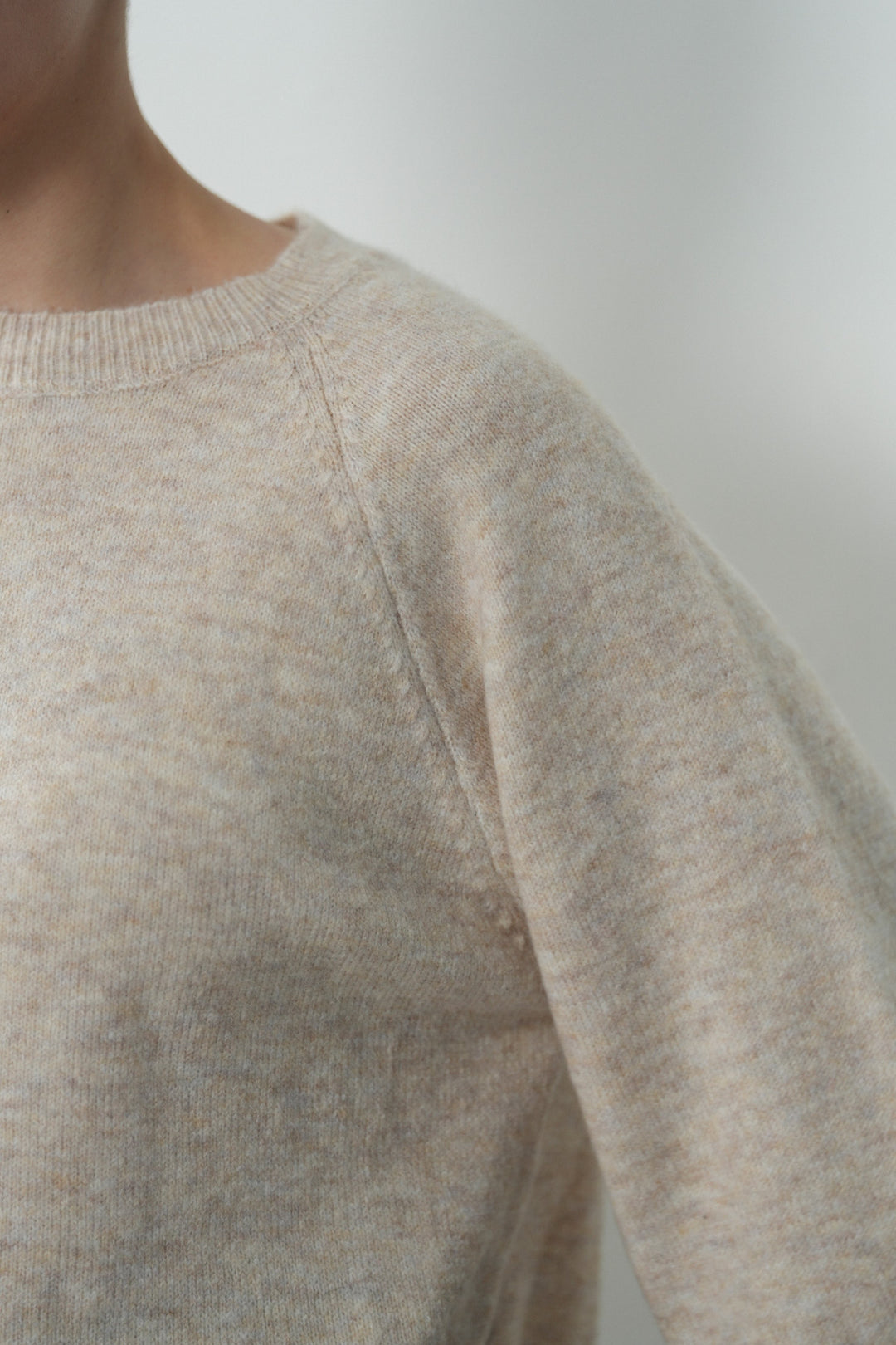 CROPPED CREW JUMPER