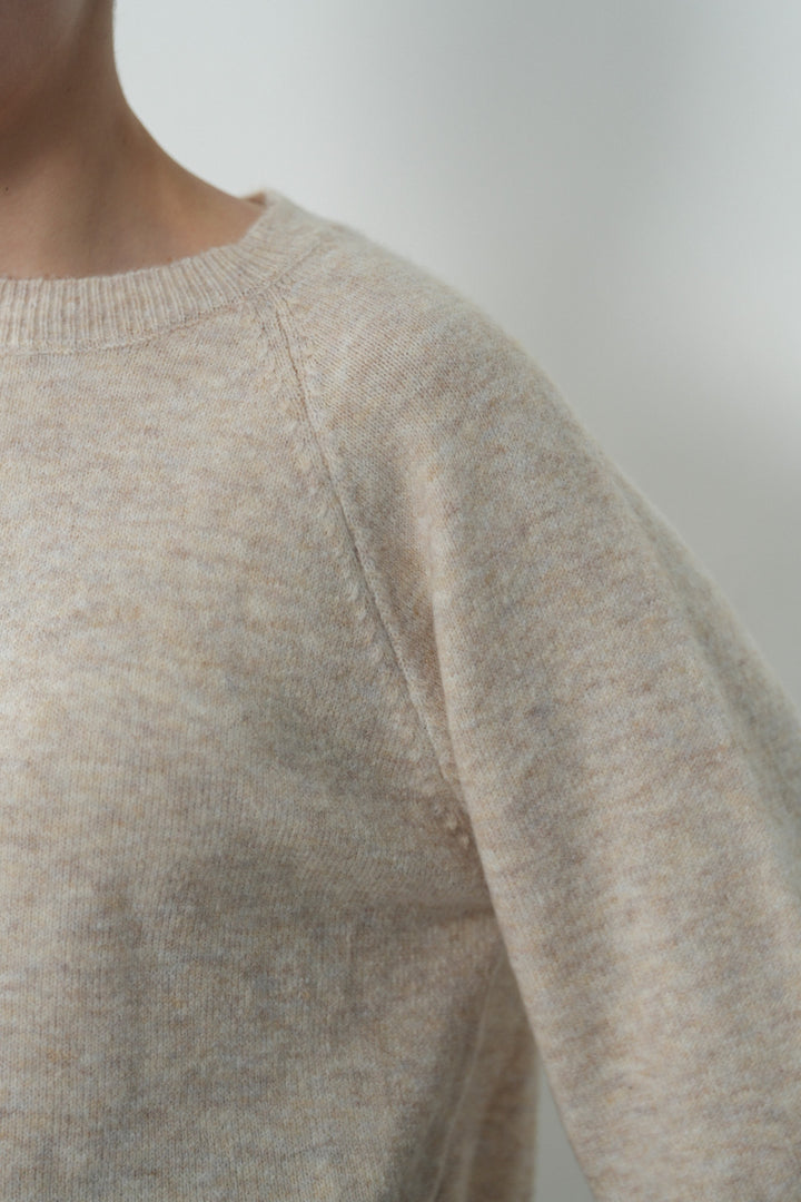 CROPPED CREW JUMPER