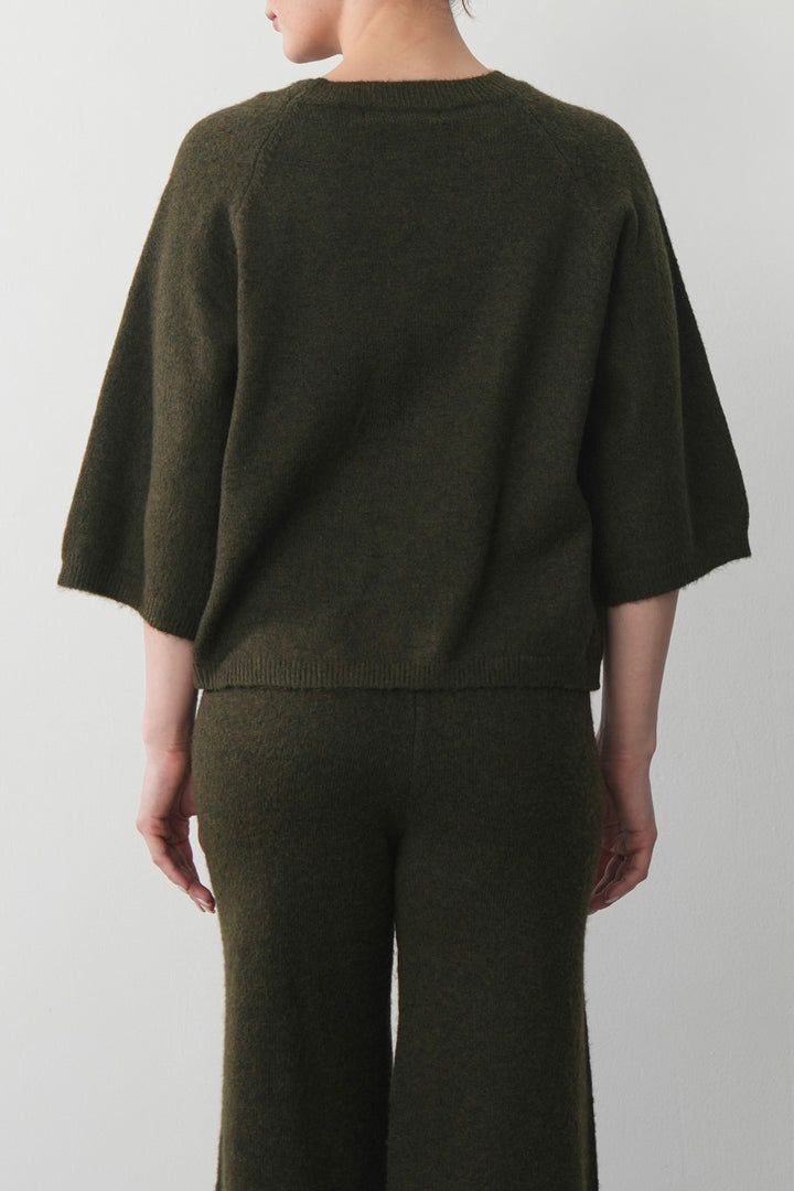 CROPPED CREW JUMPER