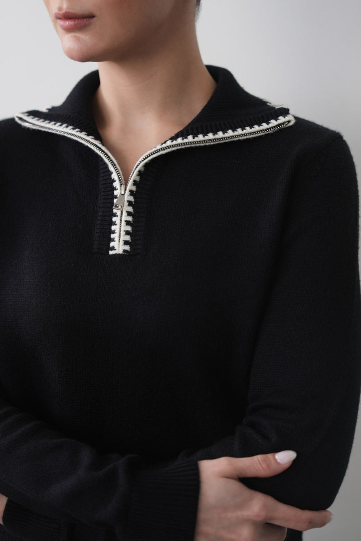 QUARTER ZIP JUMPER