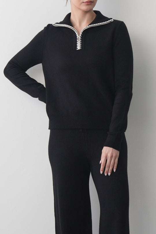 QUARTER ZIP JUMPER