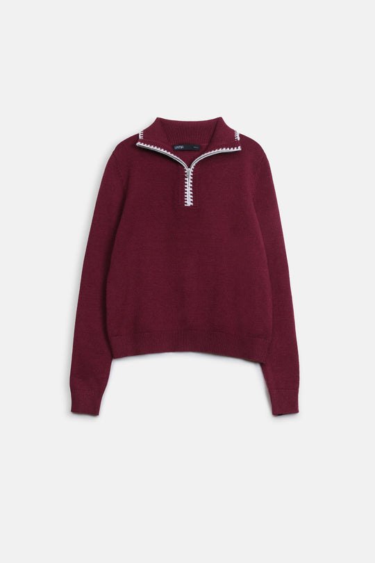 QUARTER ZIP JUMPER