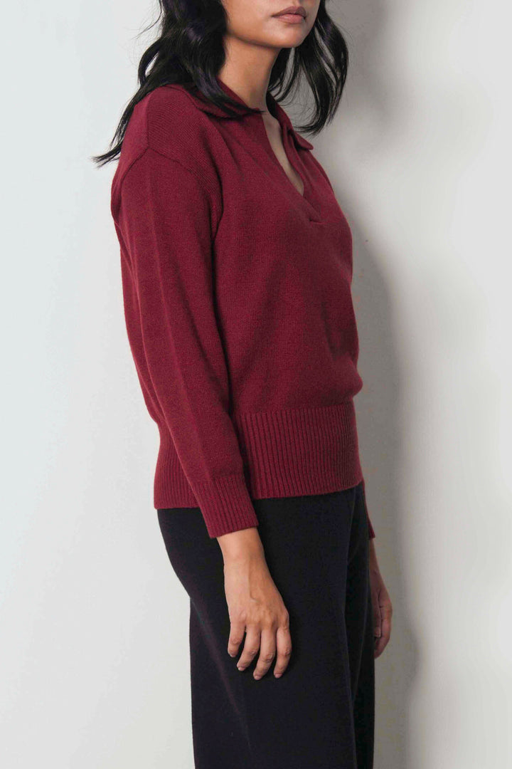 EASY POLO SWEATER