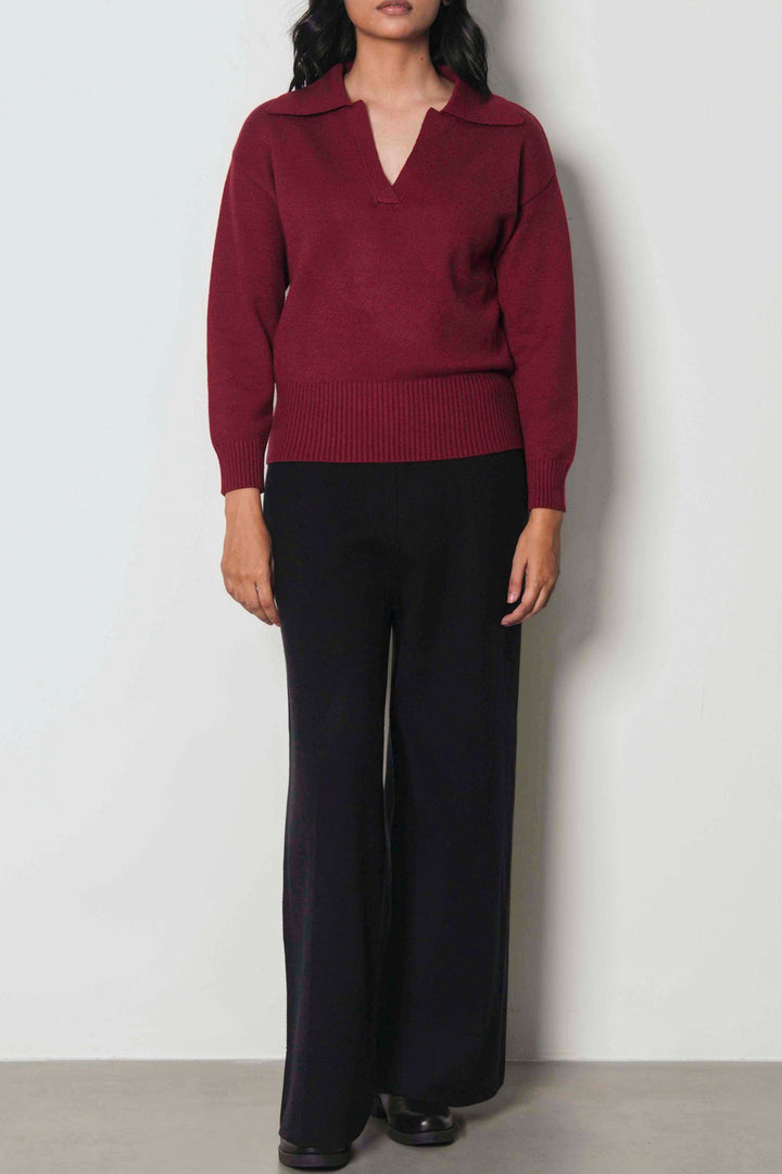 EASY POLO SWEATER