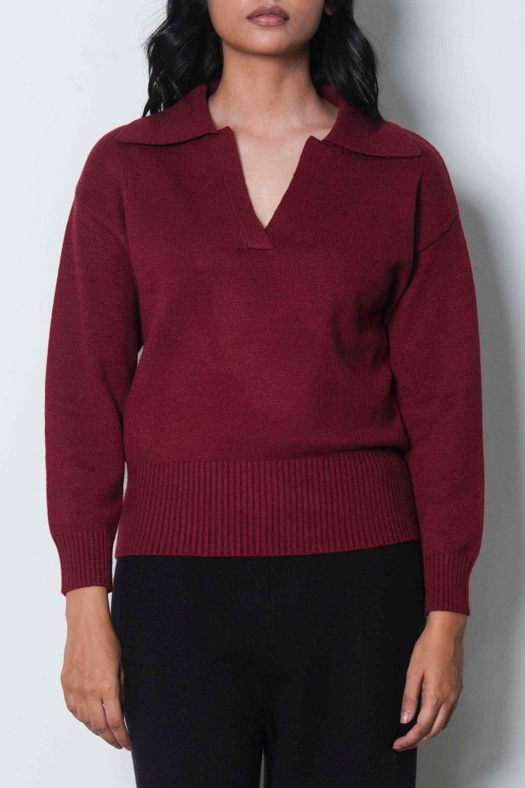 EASY POLO SWEATER