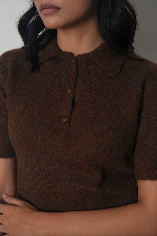 SHORT KNIT POLO