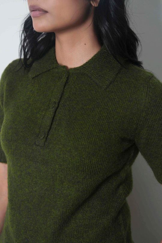 SHORT KNIT POLO