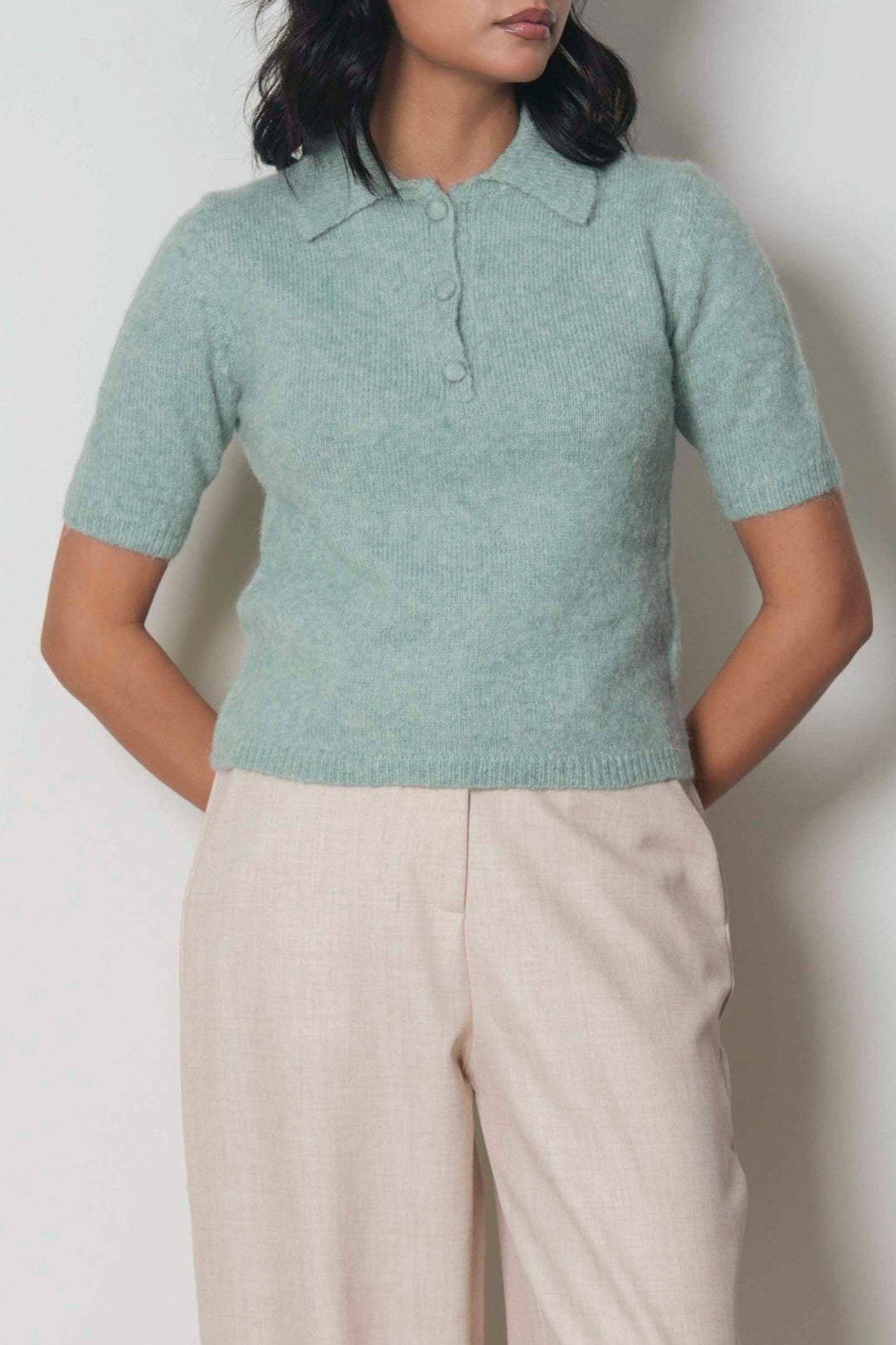 SHORT KNIT POLO