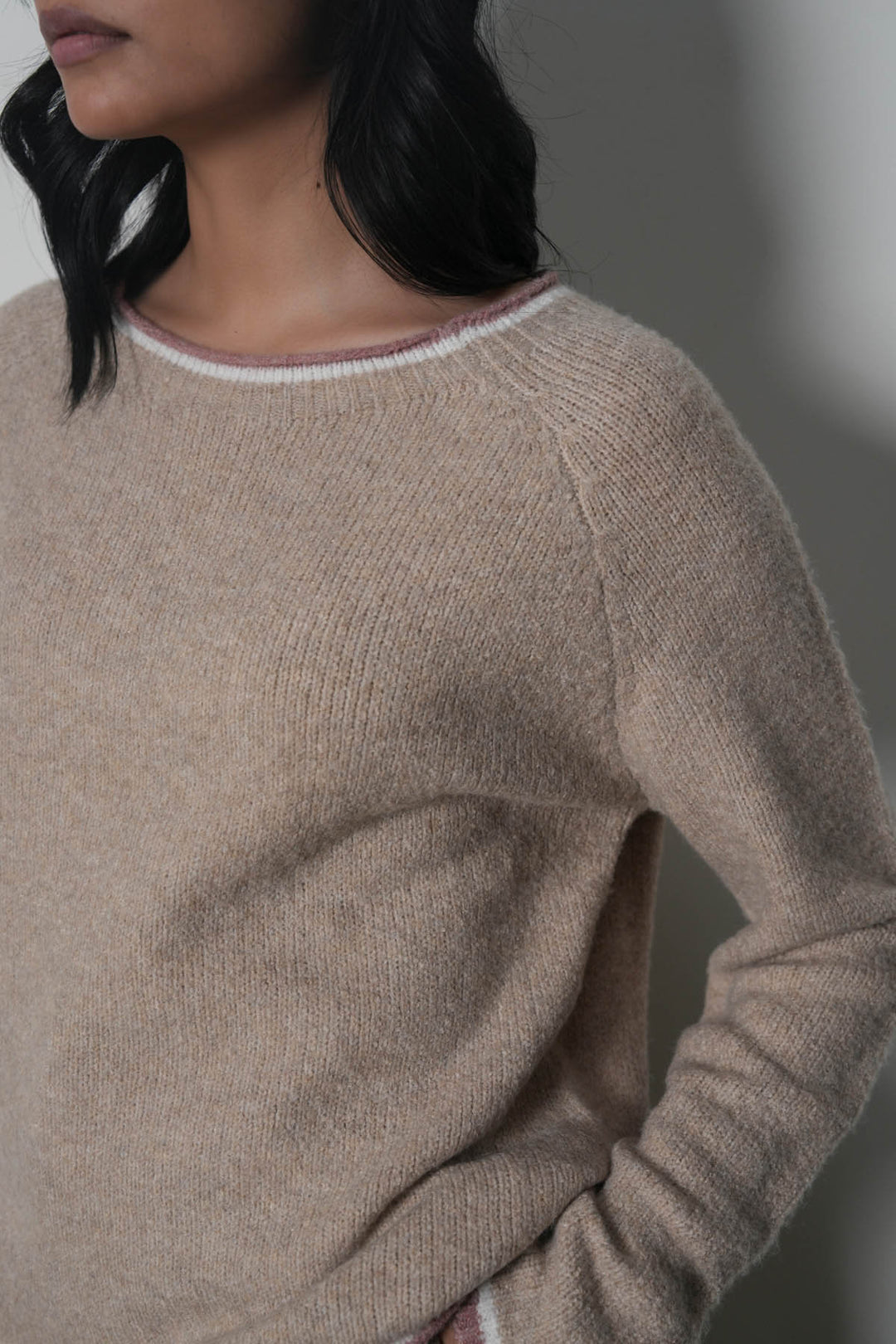 TIPPED EDGE SWEATER