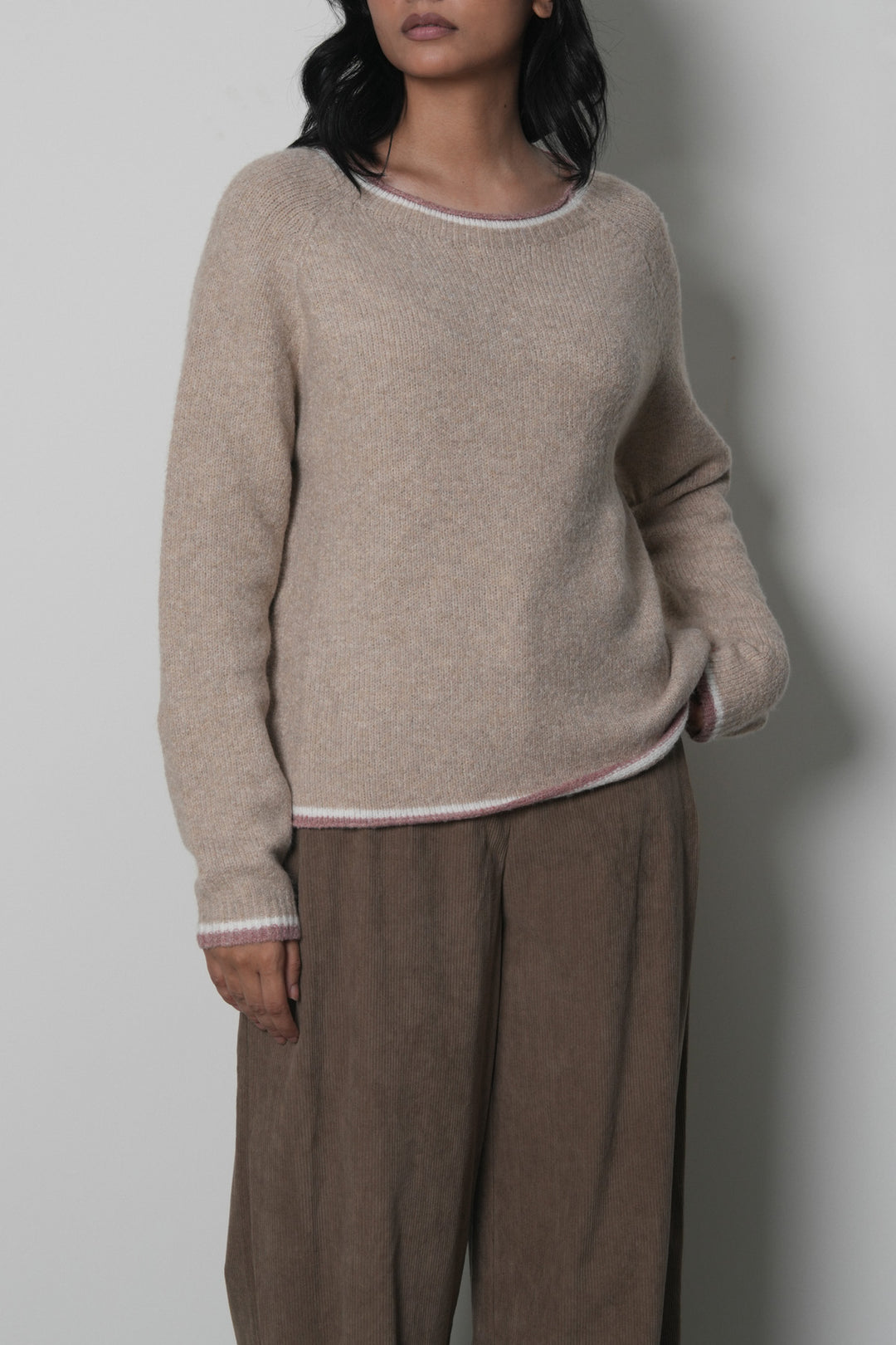 TIPPED EDGE SWEATER