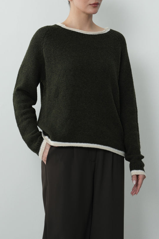 TIPPED EDGE SWEATER