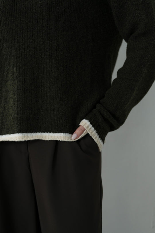 TIPPED EDGE SWEATER