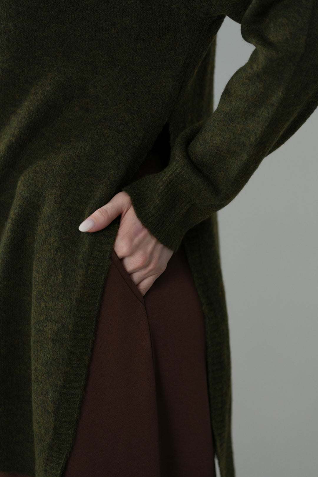 PLUSHY KNIT SWEATER