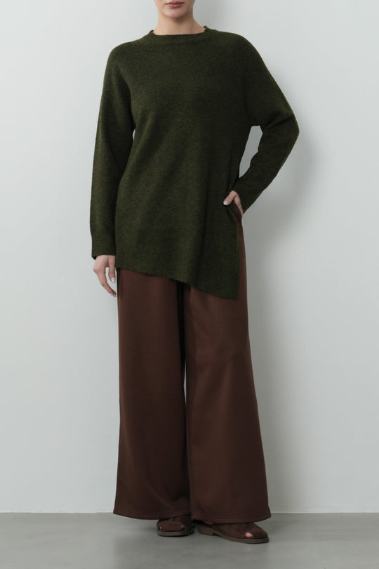 PLUSHY KNIT SWEATER