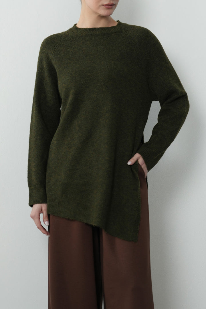 PLUSHY KNIT SWEATER