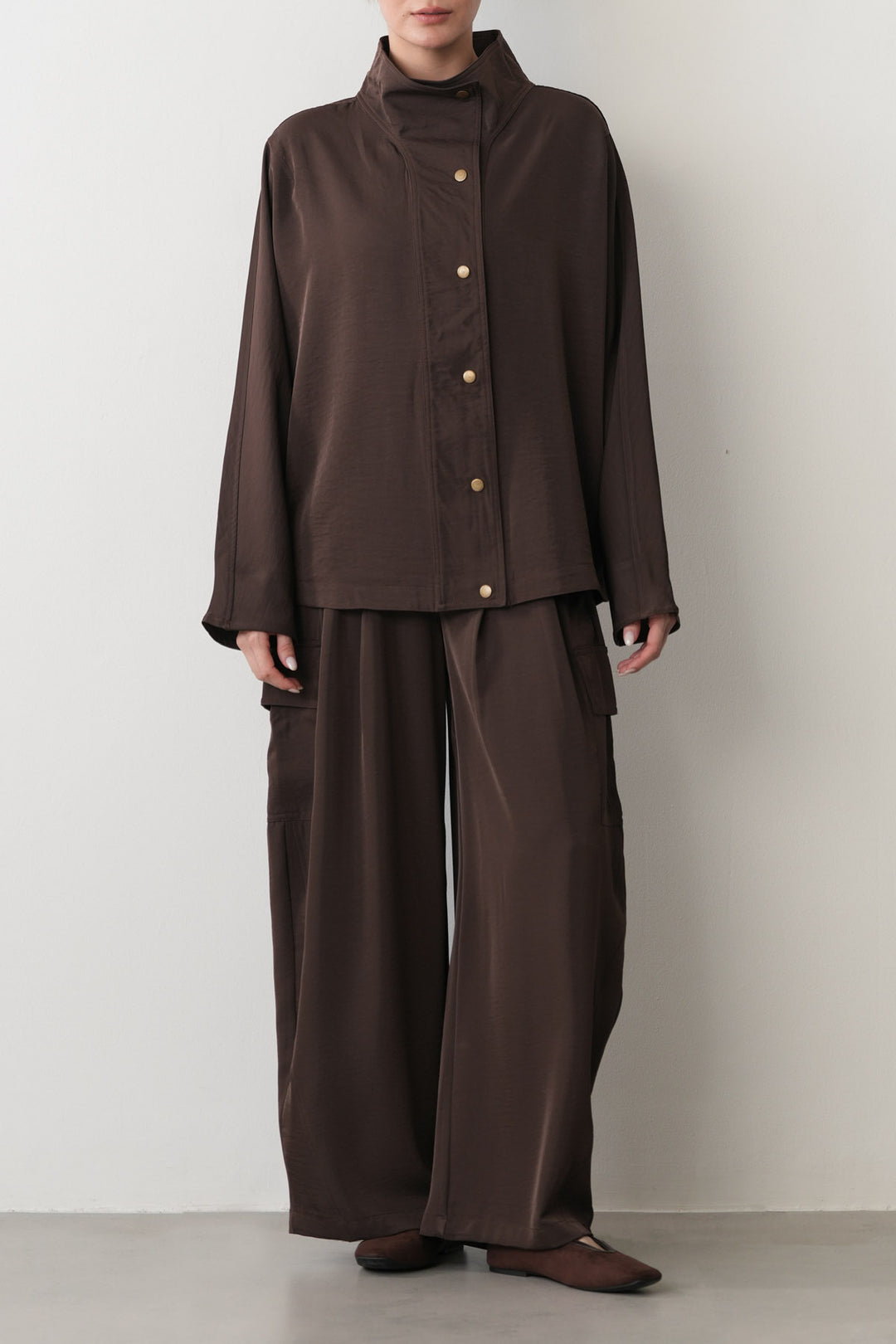 FLOWY TAILORED SHACKET