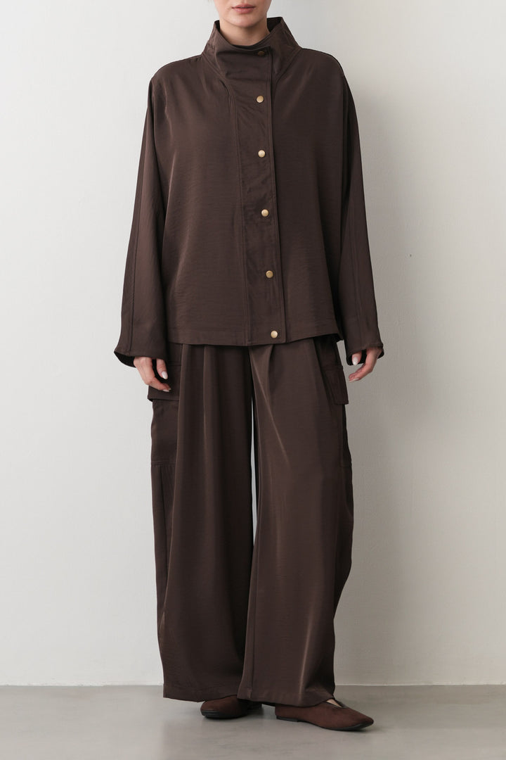 FLOWY TAILORED SHACKET