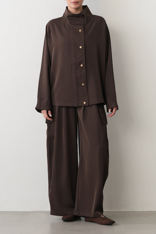 FLOWY TAILORED SHACKET
