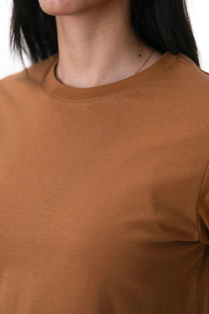 TAUPE BASIC CREW