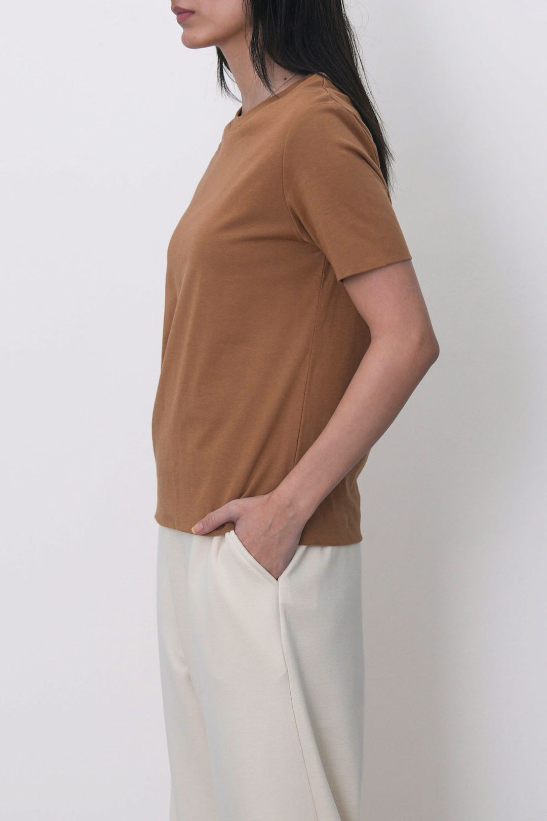 TAUPE BASIC CREW