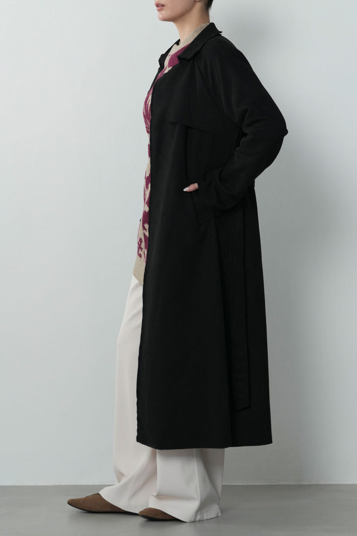TRENCH SUEDETTE COAT