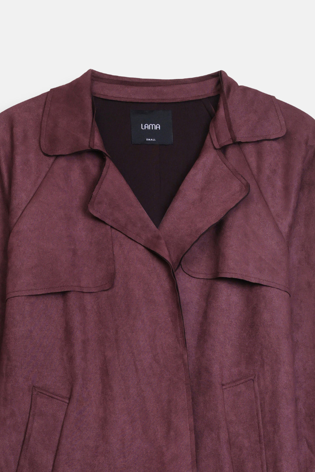TRENCH SUEDETTE COAT