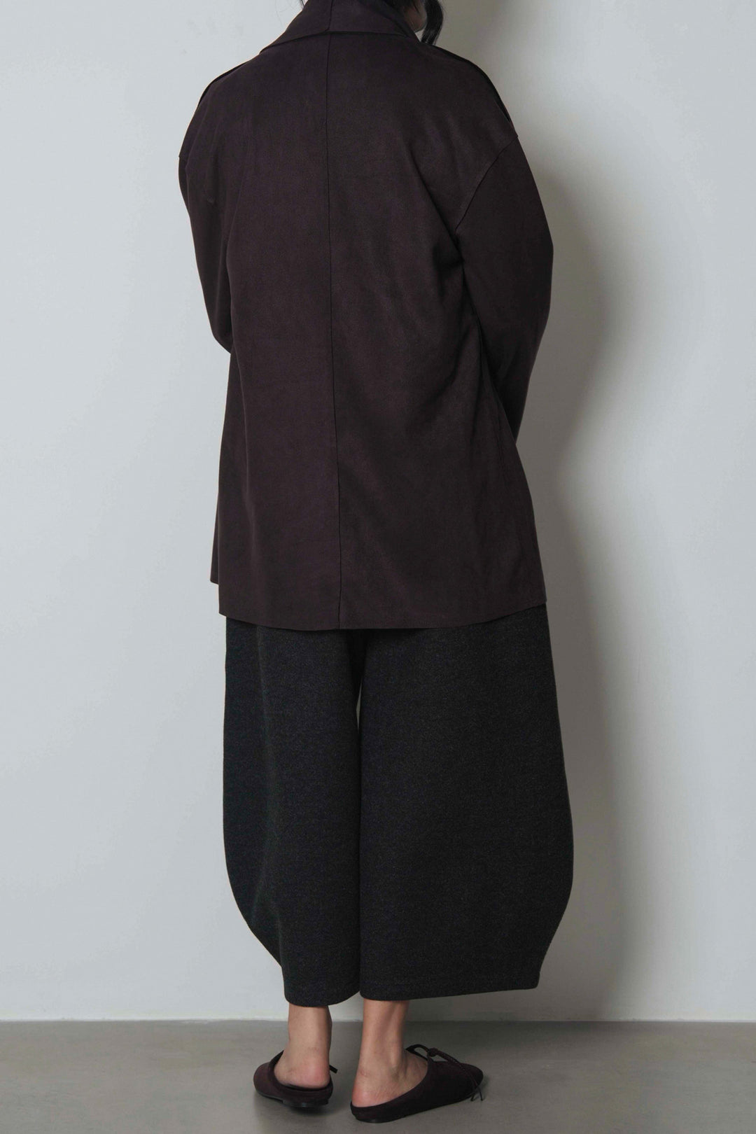 WATERFALL SUEDETTE COAT