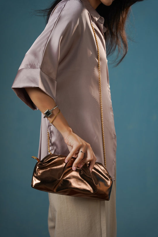 BRONZE AFTER PARTY CLUTCH