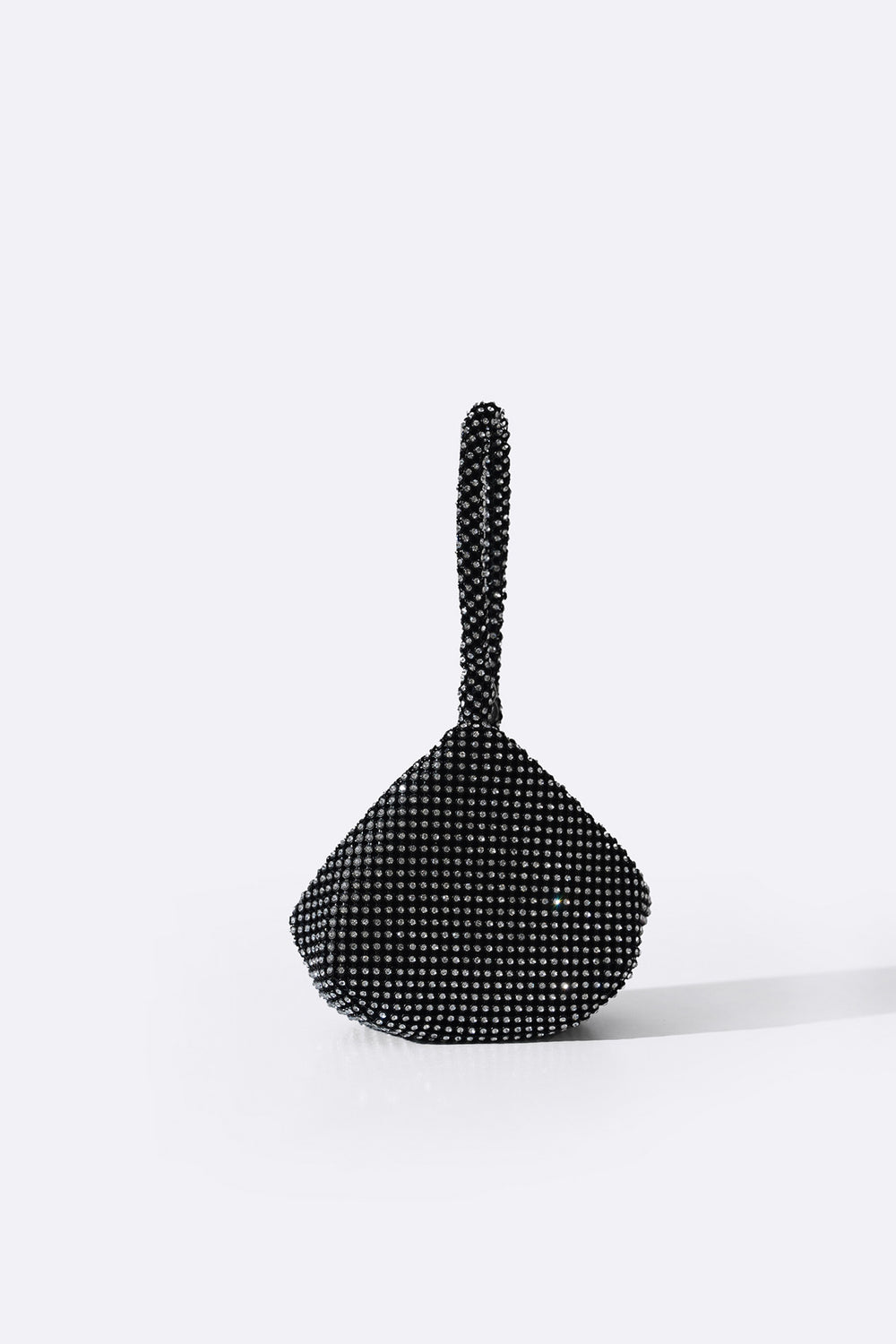 BLACK MINI STUD WRIST BAG