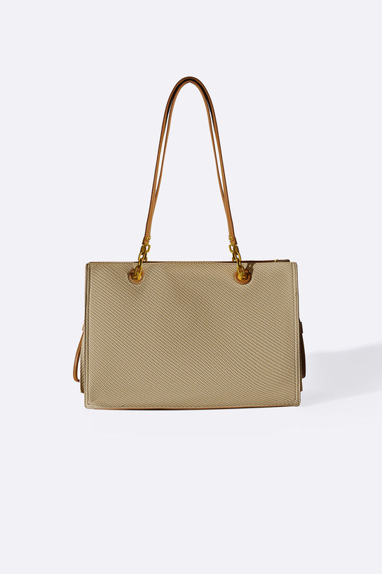 BEIGE GARRETTE LARGE TOTE