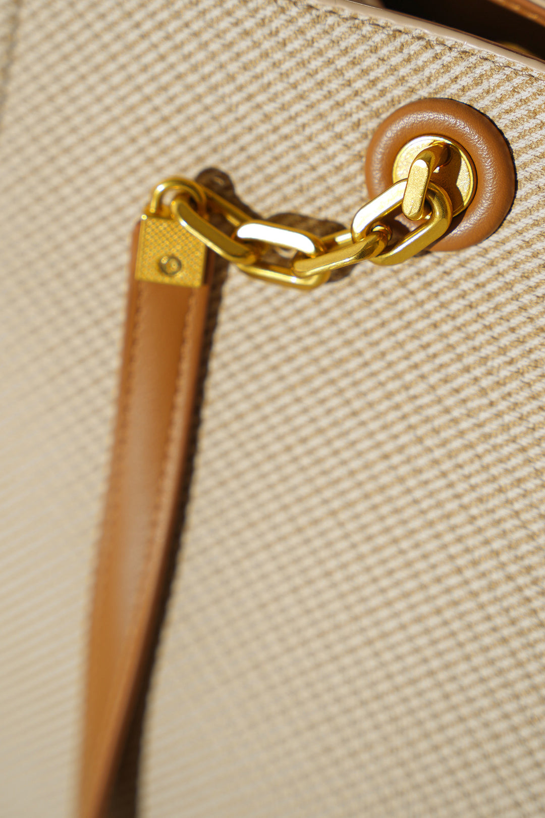 BEIGE GARRETTE LARGE TOTE