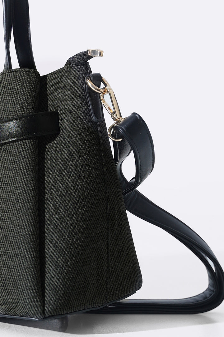 BLACK WEEKEND TOP HANDLE BAG