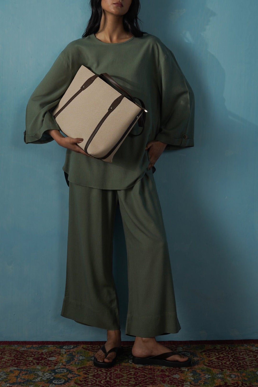 BEIGE THE ERRAND TOTE