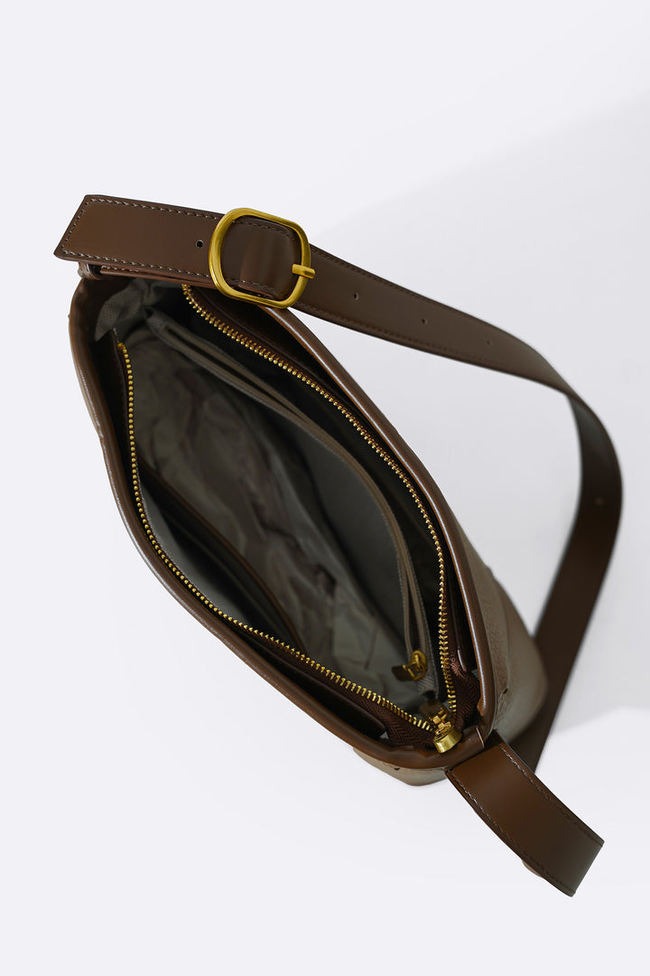 BROWN RUMELI SHOULDER BAG