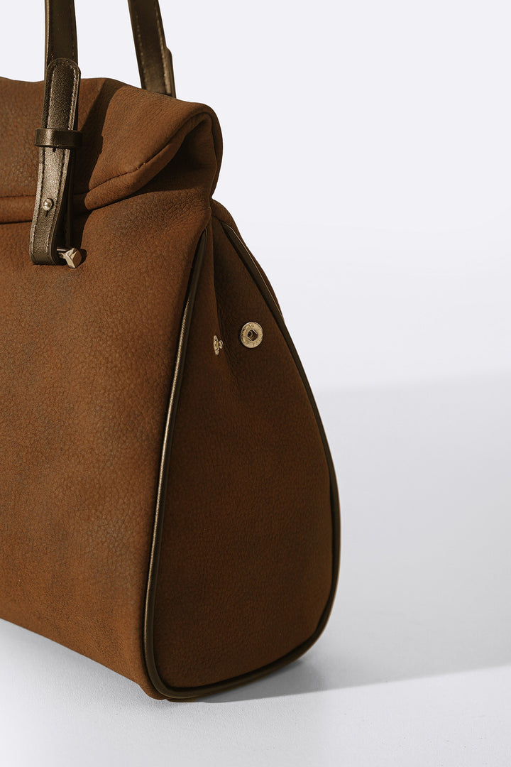 BROWN BARBAROS TOTE