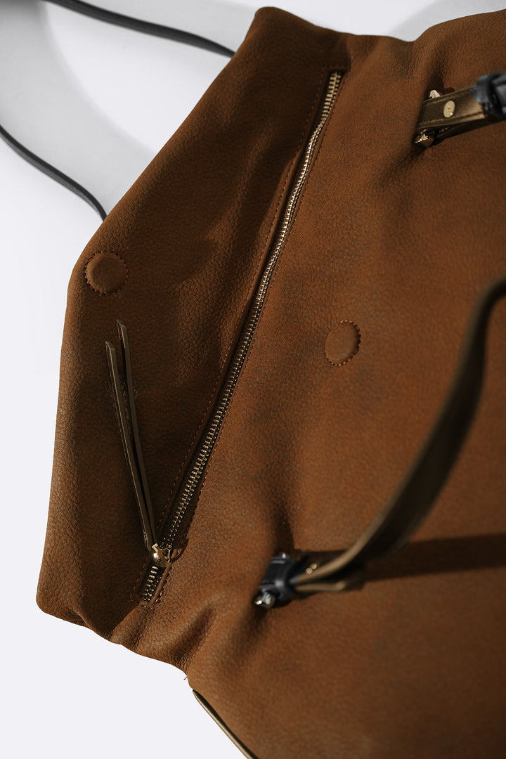 BROWN BARBAROS TOTE