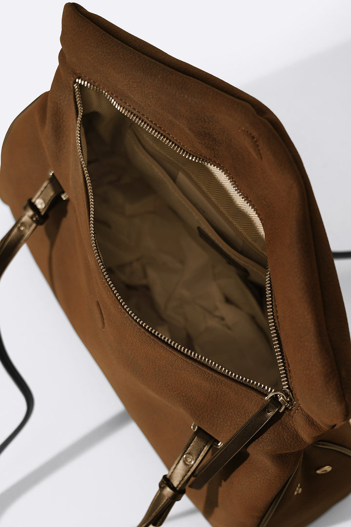 BROWN BARBAROS TOTE