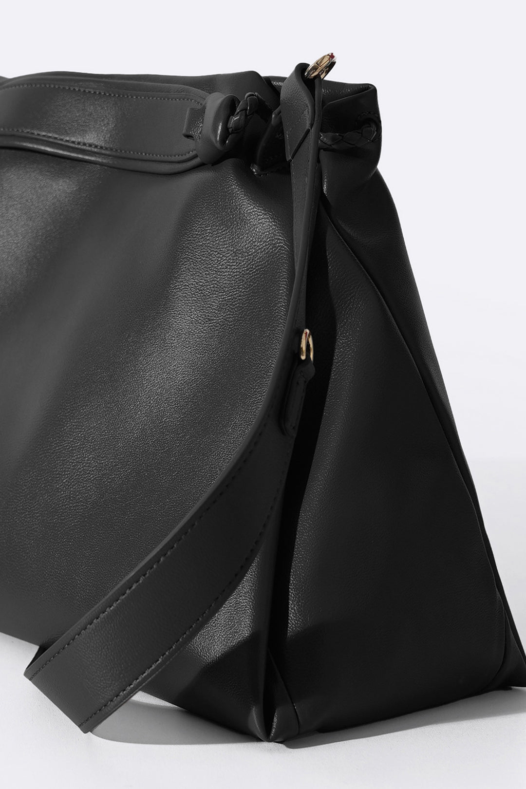 BLACK CRUISE SLOUCHY TOTE