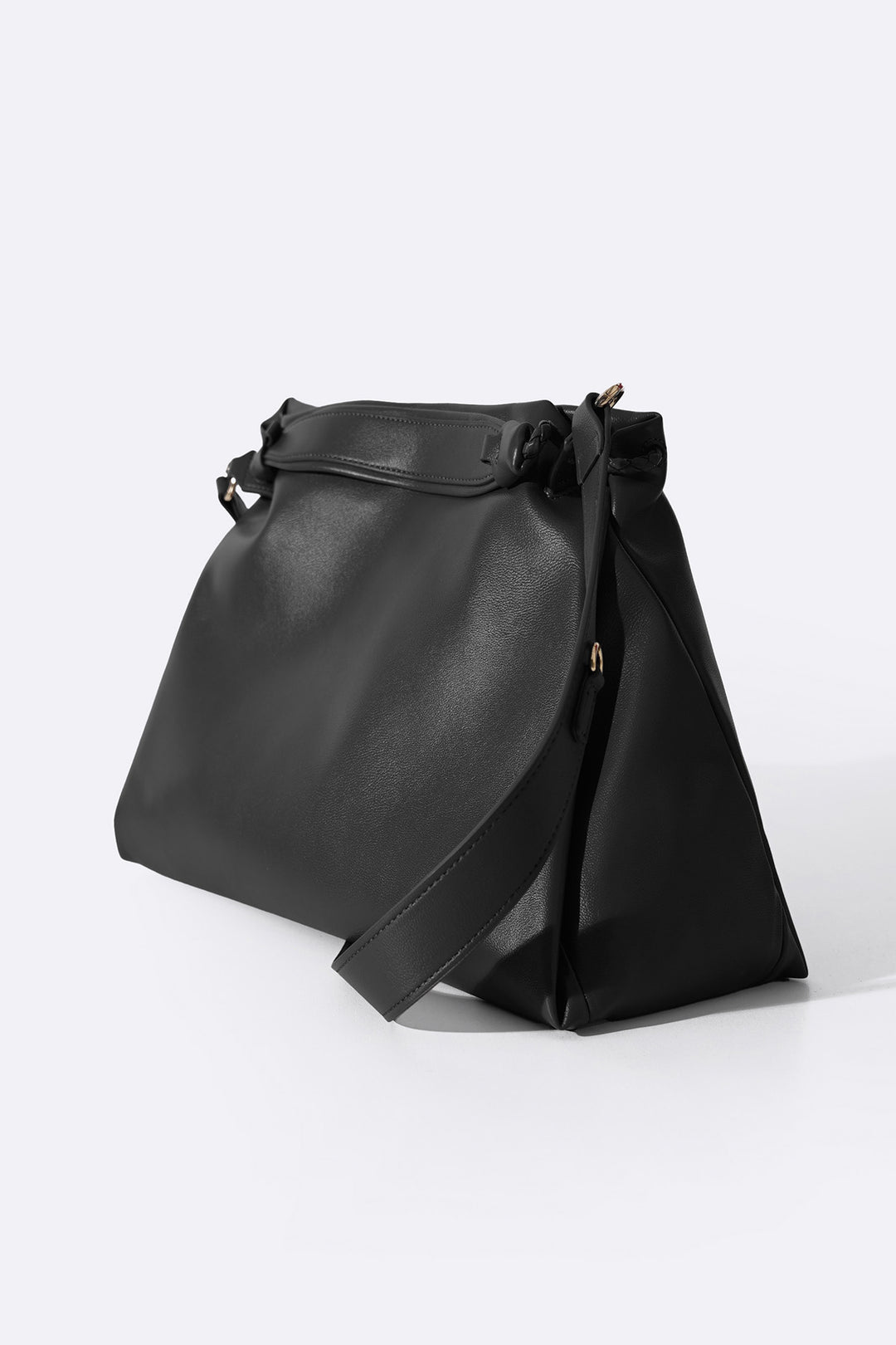 BLACK CRUISE SLOUCHY TOTE