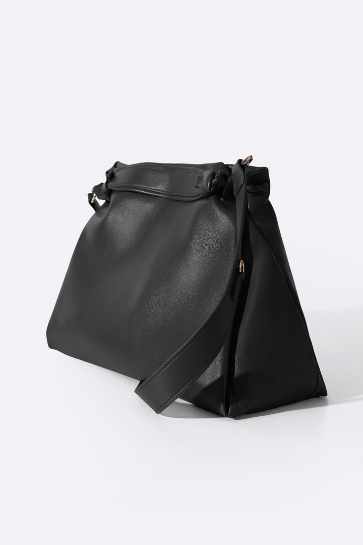 BLACK CRUISE SLOUCHY TOTE
