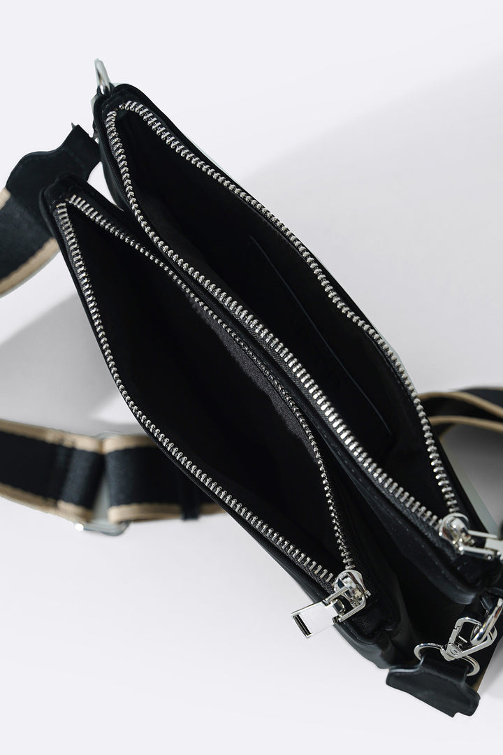 BLACK VELVET PEACH CROSSBODY