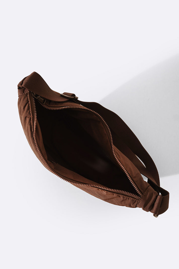 BROWN EASY TRAVEL CROSSBODY