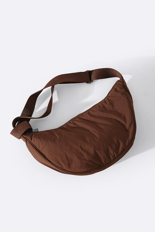 BROWN EASY TRAVEL CROSSBODY
