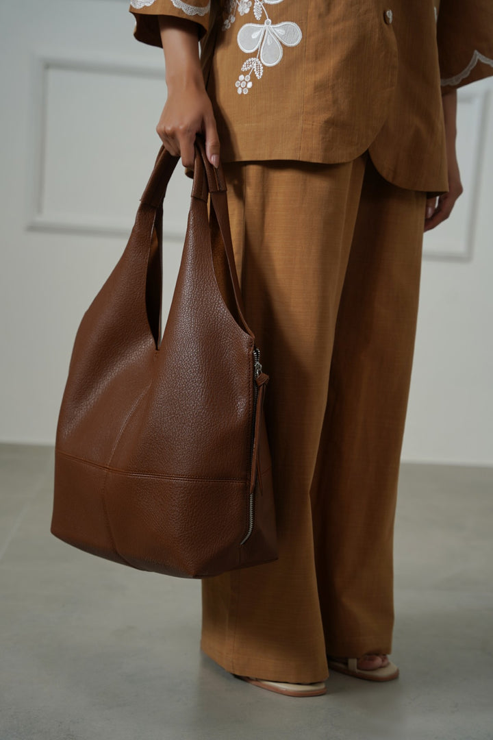 CAMEL SOFT TRAVELER TOTE